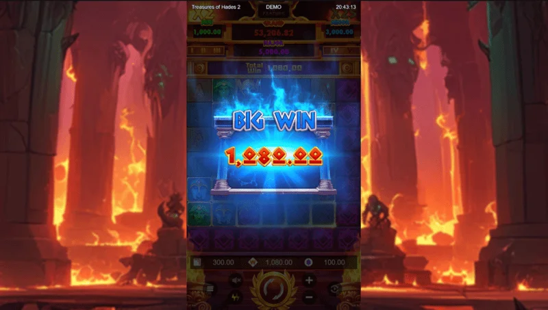 Treasures of Hades 2 – μια μεγάλη νίκη σε ένα διευρυμένο πλέγμα 7x7 στον κουλοχέρη της Rectangle Games